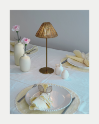 Placemat Filipa geel/wit - Afbeelding 3