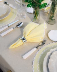 Servet Filipa, geel met wit - Afbeelding 5