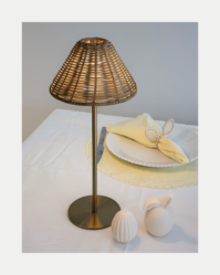 Tafellamp Rotan draadloos